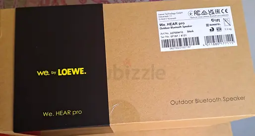 We HEAR pro Bluetooth Speaker- Black color