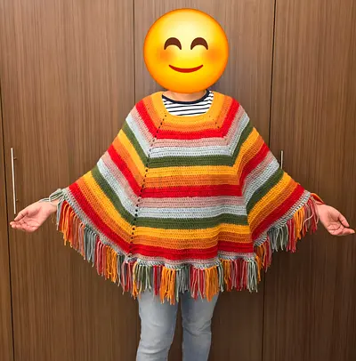 Handmade Crochet (Poncho) for Women Winter Wear