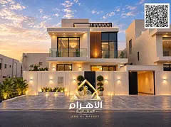 Distinctive villa for sale in Al Zahia – Ajman | 5 master bedrooms | Elevator | Electricity, water