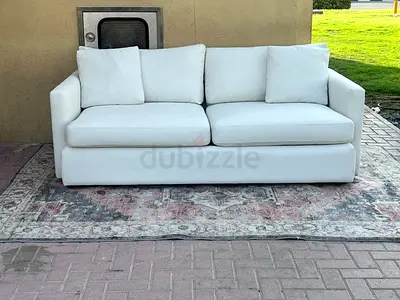 Almost Perfect condition Crate&Barrel 3 Seater Sofa Feather filled
