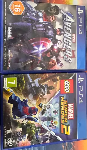 2 PS4 Games - Marvel's Avengers & LEGO Marvel Super Heroes 2 (Good Condition)