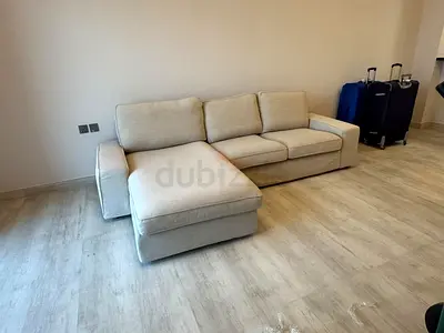IKEA Kivik L Shape Sofa Beige