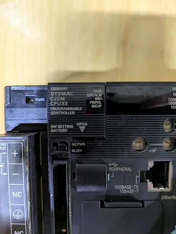 Omron Sysmac CJ2M CPU33 Programmable Controller PLC - Good Condition