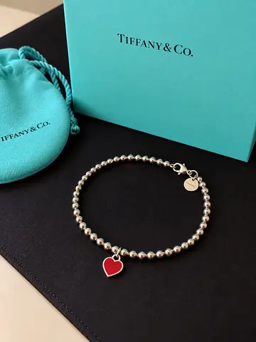 Authentic Tiffany & Co. Return to Tiffany Red Heart Bracelet