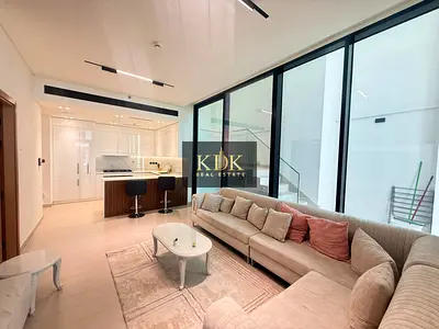 Furnished 2BR Apartment | Private Pool | Balcony | Binghatti Azure JVC