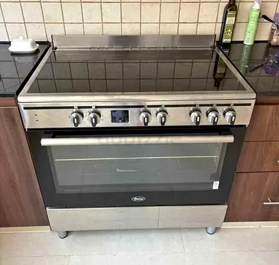 Terim Stainless Steel Electric Range with Glass Cooktop and Oven good working conditions fr home del
