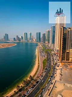 3BR Lake View Flat with Maid Room in Al Mamzar