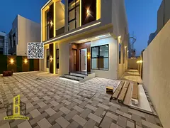 Modern villa with a private garden on Sheikh Mohammed Bin Zayed Road.