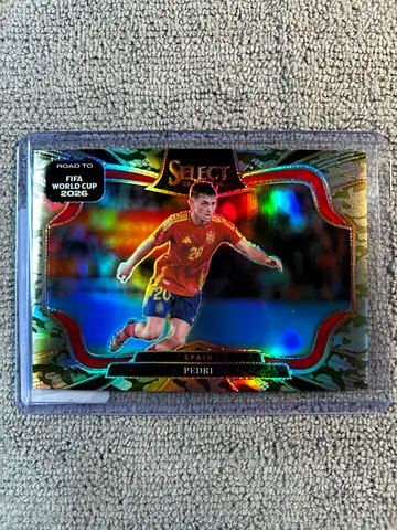 Pedri 2025-26 Panini Select FIFA World Cup Camo /199