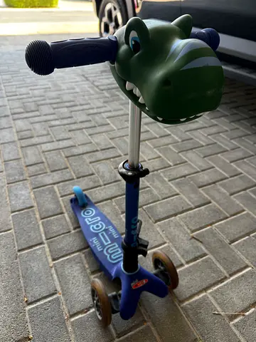 Micro Mini Deluxe Scooter (Navy) – Dinosaur Edition