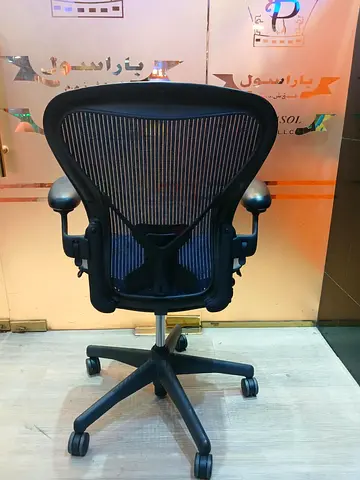 Herman Miller Used Ergonomic Mesh Office Chair with Adjustable Armrests and Lumbar Support
