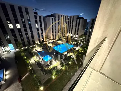Luxury 1bhk 2washroom with balcony Waldrop cover parking with gym pool KIDSPLAY AERA al jada in side