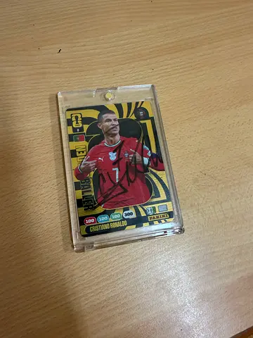 Signed Football Trading Card (Framed) - Collectible