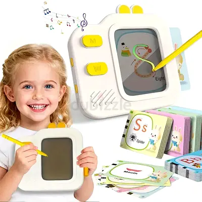 ShenMster Talking Flash Card Reader with an LCD Writing and Drawing Tablet