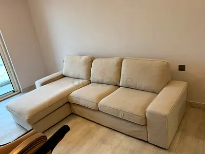IKEA Kivik L shape sofa beige