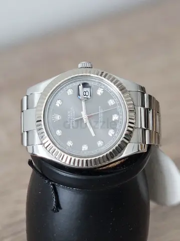 Rolex Datejust 36 2010 Grey Diamond Dial Jubilee - Watch Only