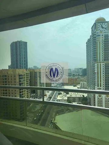 Horizon tower 2 bedroom available for rent in ajman with parking.