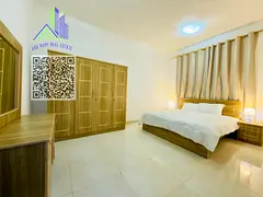 Elegant 1-bedroom apartment with clean furniture in Al Rawda 2, central AC and balcony, behind Al Ra