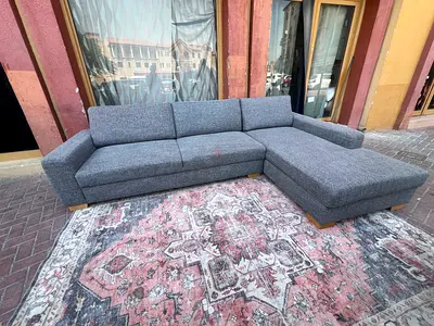 Ikea L shape sofa under storage