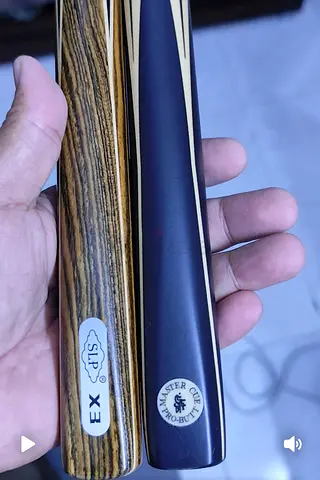 Classic 2 Nos. 3/4 Snooker Cues -Brand new. SLP EX with extension AED 300/- MASTER CUE AED 250/-