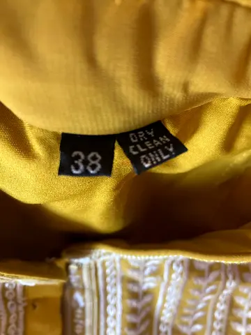 Yellow Men’s Indian Wedding Outfit, size 38 - good condition only used once