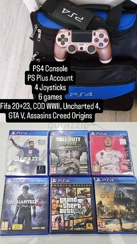 PlayStation 4 Full-Set with Carry Bag