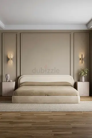 King Size new  Bed – Modern upholstered Bed – Dubai