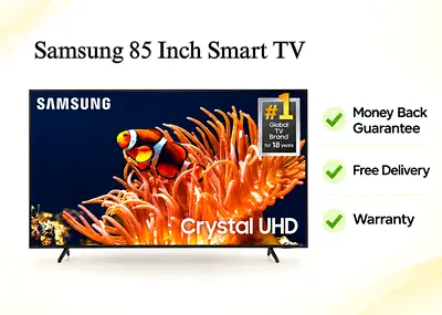 Samsung 85 Inch Class Crystal UHD 4K Tizen OS Smart TV 85DU8000
