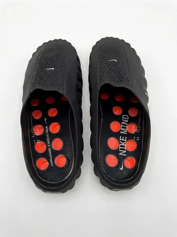 Nike Mind 001 Black Chrome, HQ4307-001, Futuristic Sandals, Premium Comfort Size 11