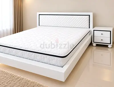 Bed + mattress + Side Drawer