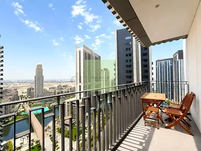 3BR Creek Gate | 23rd Floor View | 2 Parking