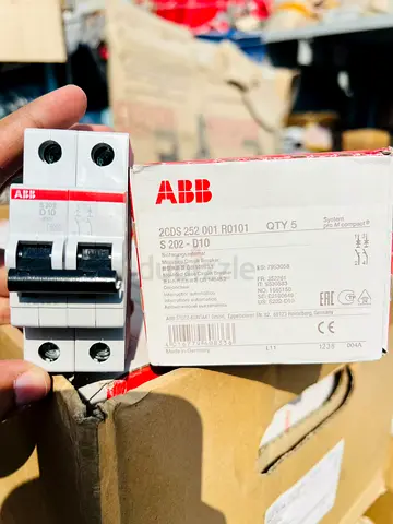 ABB S202-D10 2P Miniature Circuit Breaker (MCB) - New