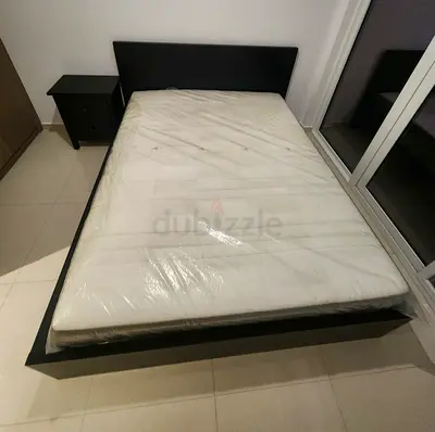 Ikea Queen size bed with mattress available in perfect condition