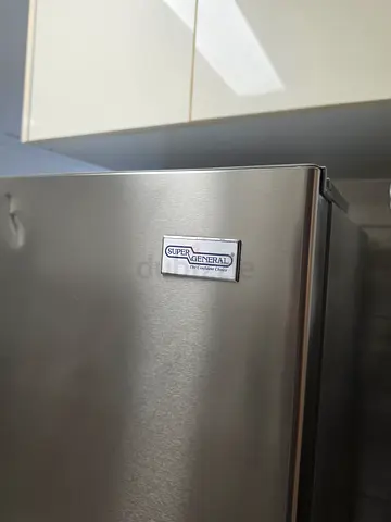 Super General Stainless Steel Refrigerator - Good Working Condition