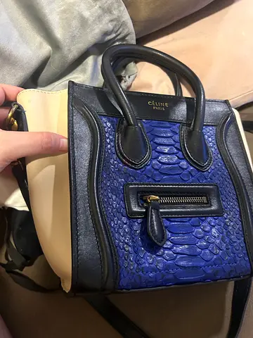 Celine exotic leather bag vintage