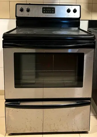 Used Whirlpool Electric Range with Ceramic Cooktop and Storage Drawer