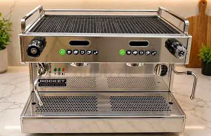 Rocket Espresso Milano commercial 2-group espresso machine - stainless steel