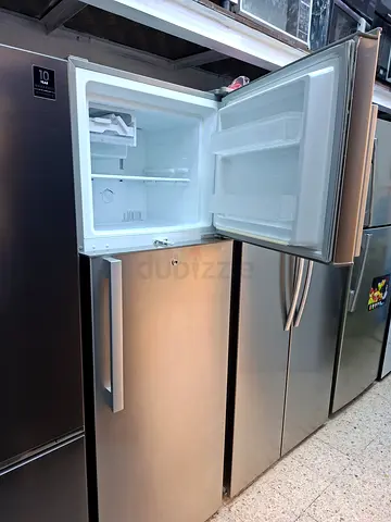 Stainless Steel Top-Freezer Refrigerator - Good Working Condition