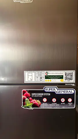 Super General Refrigerator -excellent Condition, Stainless Finish