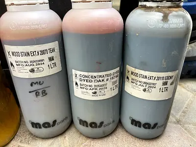 Used small paint cans - assorted top coat paints (lot)