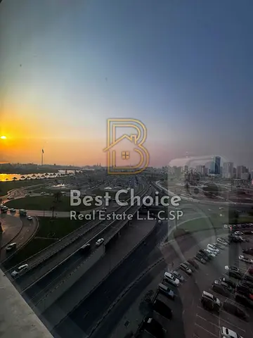 Commercial Office for Rent in Al Majaz 1 Sharjah | 965 Sq Ft | Glass Front | Water View