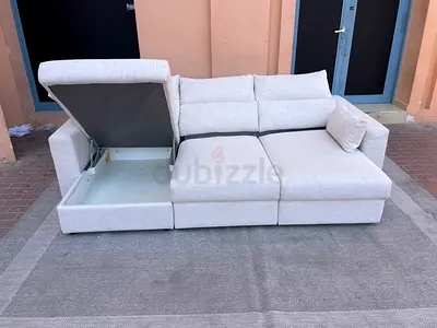 Same like new Ikea Eskelstuna Sofa Bed with Storage beige