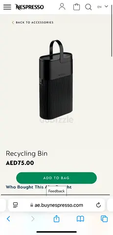 Nespresso Capsule Recycling Bin — Portable Coffee Capsule Holder