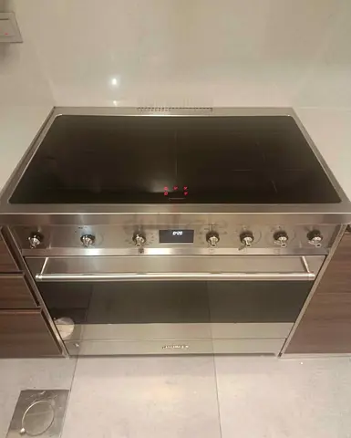 Smeg Induction 5 Hobs Cooker Range Size 90cm