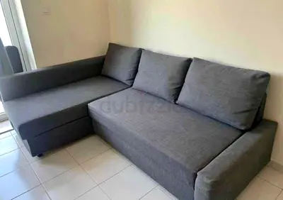Modern Gray L-Shape Sofa bed