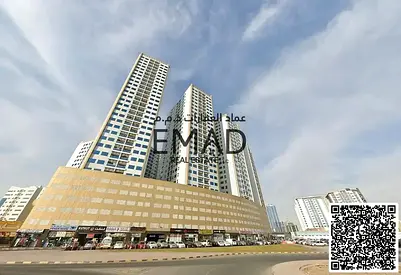 Ajman Pearl Towers | 1 Bedroom | Balcony | Parking | Partial Open View | Closed Kitchen