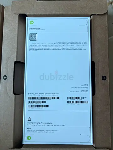 Apple iPhone 18 Pro max silver - Brand New in Box
