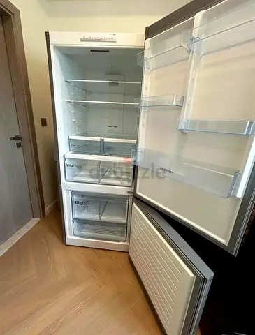 Bosch Stainless Steel Bottom-Freezer Refrigerator - Good Condition