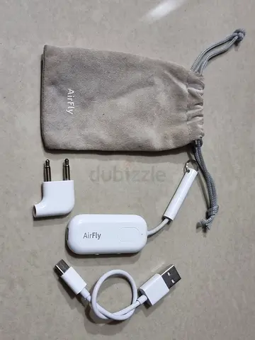 Airfly Pro | Wireless Transmitter/Receiver with Audio Sharing for Up to 2 Airpods/headphones