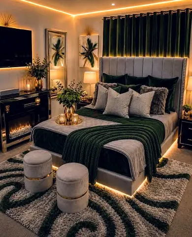 Simple elegant 180*200 comfortable king size bed